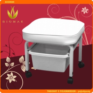 Taboret z pojemnikiem - Pojedyczny