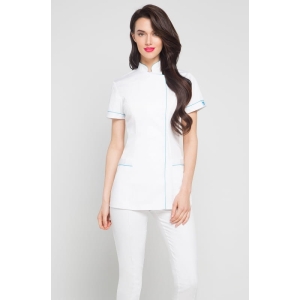 VENA Fartuszek medyczny SPA 7 biały/brąz rozmiar 44