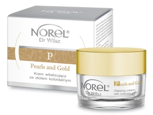 NOREL Pearls and Gold - Krem witalizujący ze złotem koloidalnym 50 ml