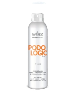 PODOLOGIC ACID Zmiękczający krem-maska do stóp z kwasami AHA i BHA, 150 ml