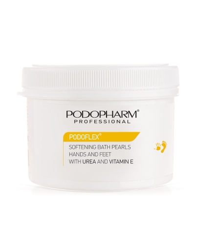 PODOPHARM PODOFLEX - Zmiękczające perełki do kąpieli dłoni i stóp z mocznikiem i witaminą E 400 g