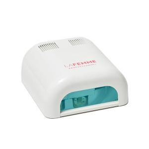 LA FEMME Lampa utwardzająca UVA z wyłącznikiem czasowym 36W + 4 wkłady GRATIS