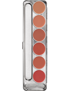 art.1207 Kryolan Paleta pomadek 6 kol.