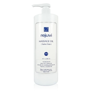 REJUVI WITAMINOWA OLIWKA DO MASAŻU Z GLA - Rejuvi "M" Massage Oil 960ml+ pompka