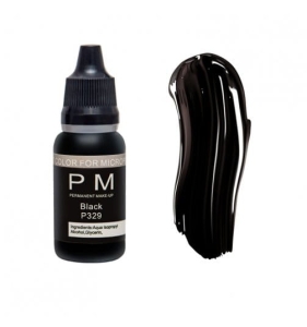 Pigment PM BLACK P329 do makijażu permanentego 15 ml
