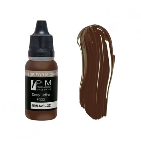 Pigment PM DEEP COFFEE P322 do makijażu permanentego 15ml