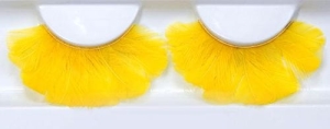 art.SF 912 Sztuczne rzęsy piórka -żółte