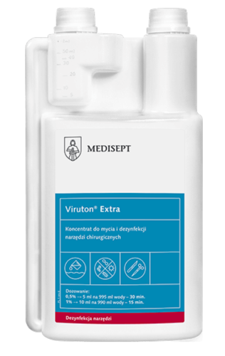 Viruton Extra - Enzymatyczny koncentrat do dezynfekcji i mycia narzędzi 1L