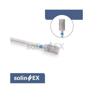 SOLINEX Frez diamentowy walec z nasypem średnioziarnistym do szlifowania i nadawania ostatecznego kształtu paznokciom/D300