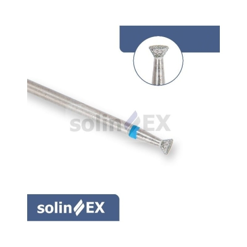 SOLINEX Frez diamentowy gwoździk z nasypem średnioziarnistym do usuwania naskórka z paznokci