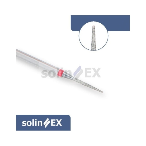 SOLINEX Frez diamentowy "igła" LIGHT z nasypem drobnoziarnistym do opracowywania wrastającego paznokcia / D112 1,0 mm