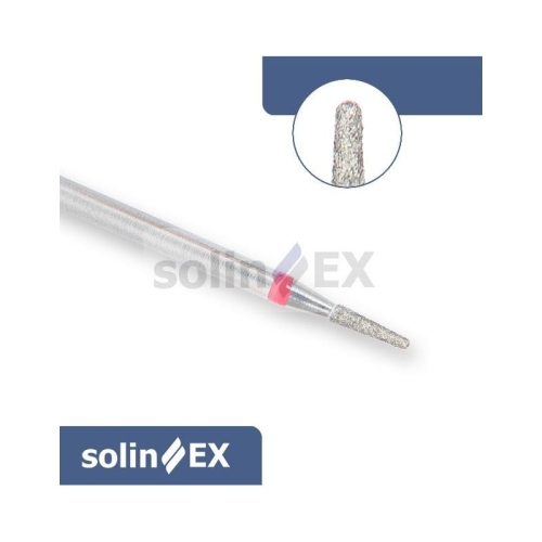SOLINEX Frez diamentowy z nasypem drobnoziarnistym do usuwania naskórka z paznokci