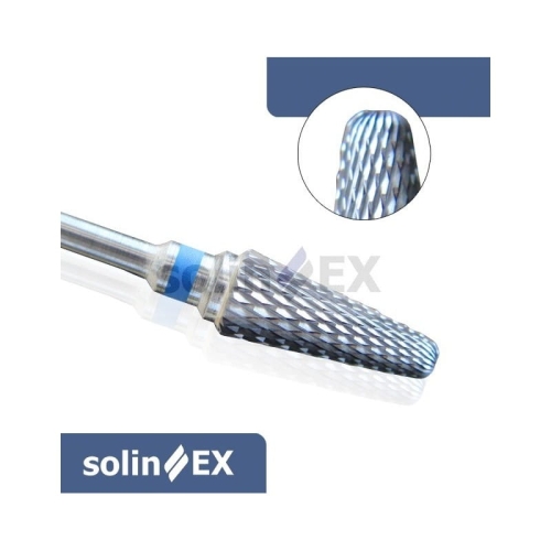 SOLINEX Frez z węglika spiekanego stożek duży do akrylu, nadawania kształtu paznokciom/0339