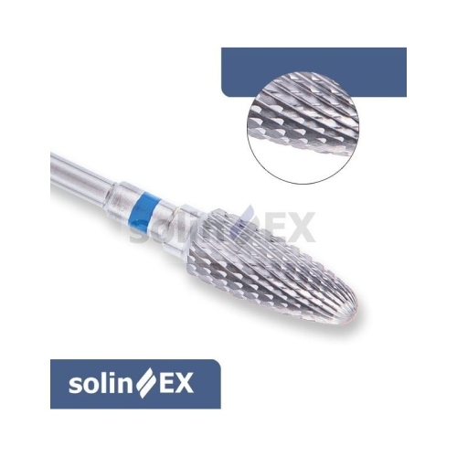 SOLINEX Frez z węglika spiekanego do żelu, akrylu, nadawania kształtu paznokciom/0349