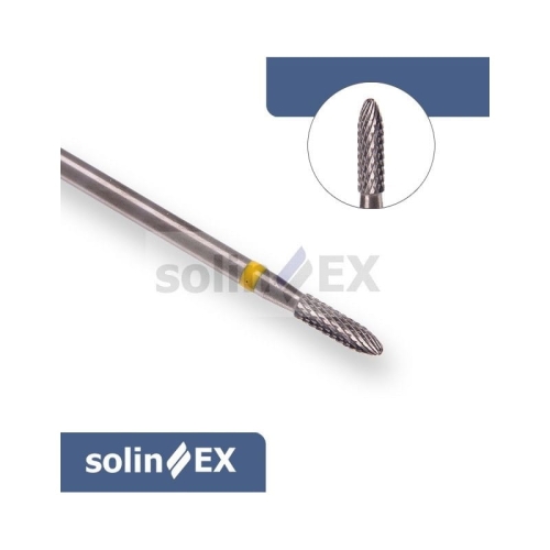 SOLINEX Frez z węglika spiekanego do delikatnego usuwania skórek oraz do pracy przy wale paznokciowym/0119