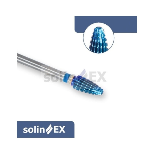 SOLINEX Frez blue nano z węglika do ściągania hybryd i nadawania kształtu paznokciom/FW8213