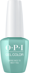 GCM84 Opis produktu OPI GelColor VERDE NICE TO MEET YOU/ Żel kolorowy 15 ml