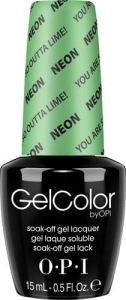 GCN34 OPI GelColor YOU ARE SO OUTTA LIME!/ Żel kolorowy 15 ml