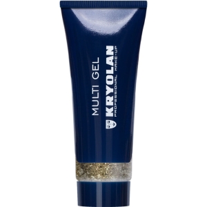 KRYOLAN Multi Gel Glitter - Gruby żel brokatowy do ciała i włosów 50 ml
