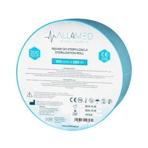 ALL4MED RĘKAW DO STERYLIZACJI ROLKA 10CM x 200M