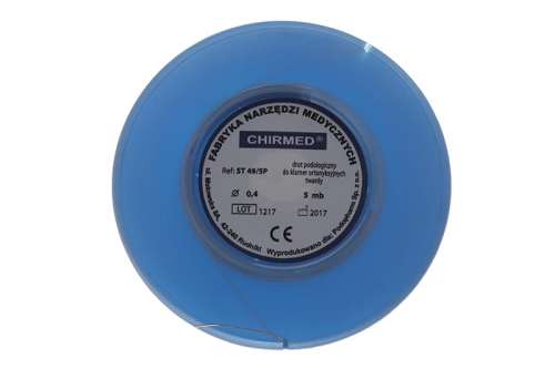 PODOPHARM Drut podologiczny do klamer ortonyksyjnych (0.3/0.4mm twardy/miękki) 25m