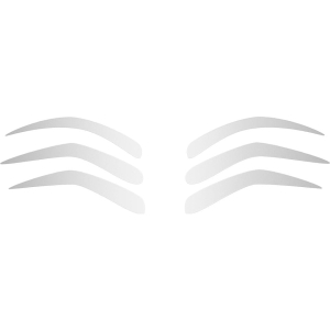 Kryolan Face Lace Gun Metal Silver - Ozdoba do brwi