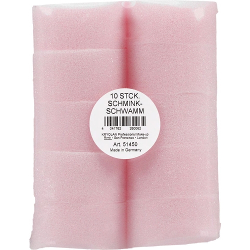 Kryolan Round Make-up Sponge 10 pieces - Gąbki do makijażu 10 szt