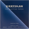 Kryolan Oil Blotting Paper - Bibułki matujące 50 arkuszy