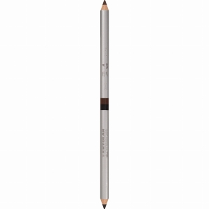 KRYOLAN Contour Pencil 2 Colors - Kredka czarno-brązowa do powiek i brwi 17.5 cm