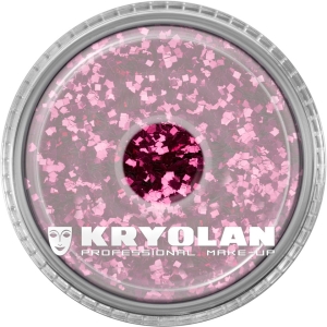 KRYOLAN Polyester Glimmer coarse - Brokat do twarzy i ciała 4 g, gruby