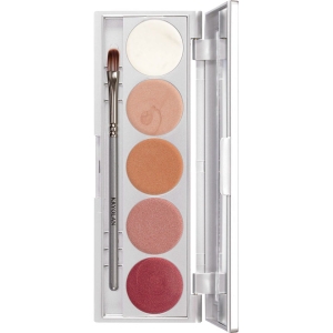 KRYOLAN Illusion Palette - Zestaw rozświetlaczy do twarzy i ciała z lusterkiem 5 kolorów