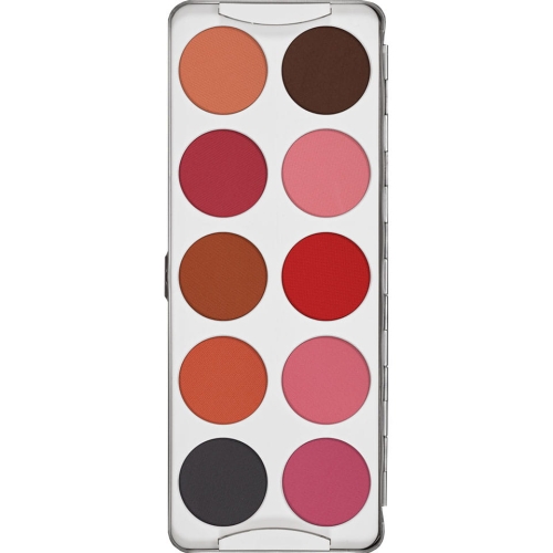 KRYOLAN Classic - Paleta róży 10 kolorów z lusterkiem