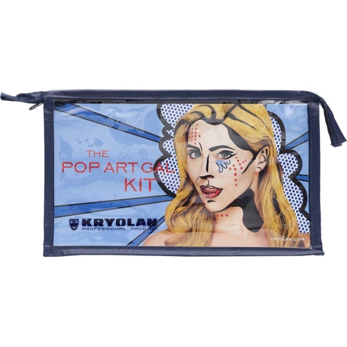 KRYOLAN Pop Art Gal - Zestaw do charakteryzacji 12 produktów