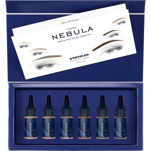 KRYOLAN Nebula Eyebrows Set 6 Colors - Zestaw do airbrush 6 kolorów x 14 ml 