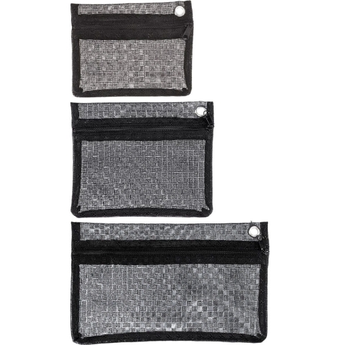 KRYOLAN Cosmetic Trio Bag - Zestaw 3 kosmetyczek siatkowych