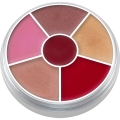 KRYOLAN Lip Shine Circle - Zestaw kremowych błyszczyków do ust 6 kolorów