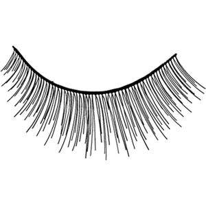 KRYOLAN Upper Eyelashes TV 1 - Sztuczne rzęsy telewizyjne długość ok. 15 mm