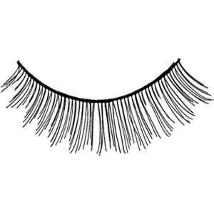 KRYOLAN Upper Eyelashes TV 2 - Sztuczne rzęsy telewizyjne długość ok. 12 mm