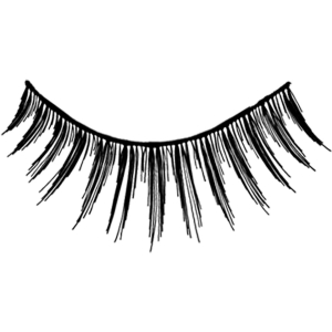 KRYOLAN Upper Eyelashes TV 4 - Sztuczne rzęsy telewizyjne długość ok. 15 mm