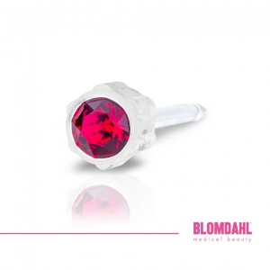BLOMDAHL Kolczyk Ruby 4 mm 1szt