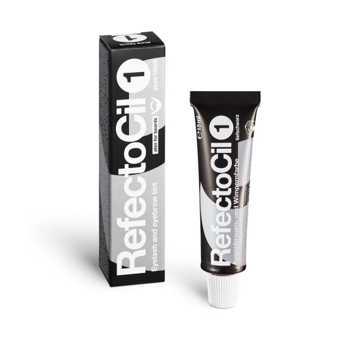 RefectoCil Henna do brwi i rzęs - kolor 1 Głęboka Czerń 15ml.jpg
