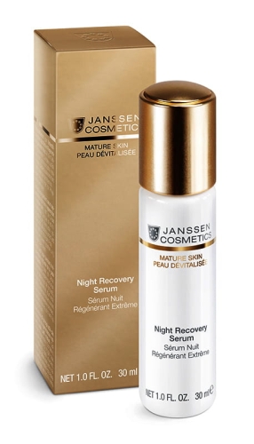 Janssen Cosmetics Night Recovery Serum / Aktywne serum nocne do twarzy z kompleksem CRC* 30 ml