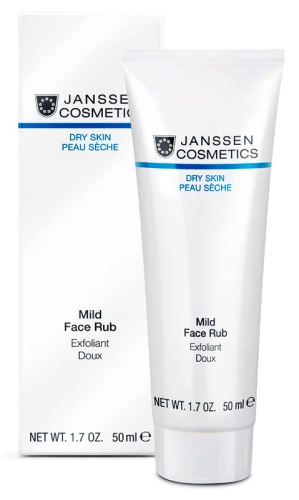 Janssen Cosmetics Mild face rub / Łagodny peeling z perełkami wosku jojoba 50 ml