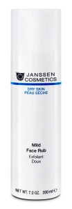 Janssen Cosmetics Mild face rub /  Łagodny peeling do twarzy z perełkami wosku jojoba 200 ml