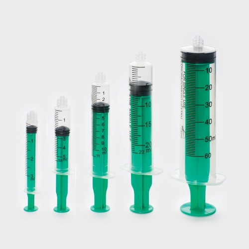 Strzykawka jednorazowa LUER-LOCK 3-częściowa (3 ml, 5 ml) - 1 szt