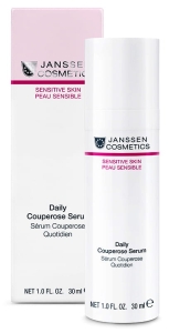 Janssen Cosmetics Daily Couperose Serum / Serum dla skóry reaktywnej, z trądzikiem różowatym 30 ml