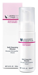 Janssen Cosmetics Soft Cleansing Mousse  / Delikatny mus o neutralnym pH z alantoiną do twarzy 150 ml