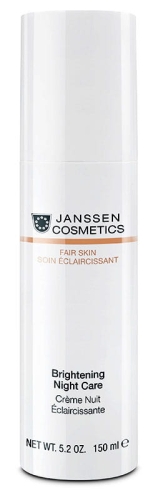 Janssen Cosmetics  Brightening Night Care/ Aktywny krem anti-aging do twarzy na noc 150 ml