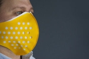 Maska filtrująca bez zaworów - komplet (półmaska + wkład filtrujący 10 szt)