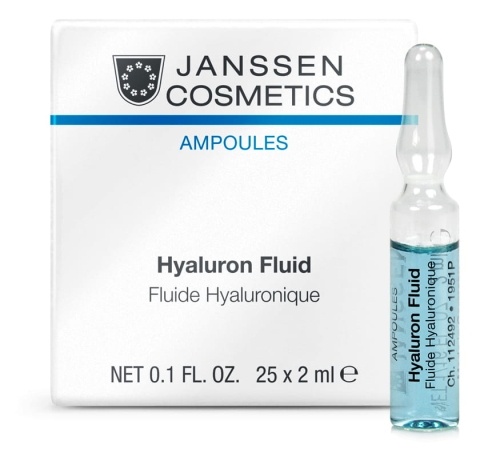 Janssen Cosmetics Hyaluron Fluid / Ampułka do skóry suchej, odwodnionej 2 ml (25 szt)